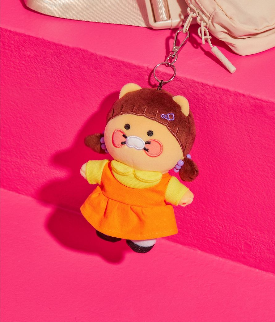 Netflix Squid Game X Kakao Friends Keyring Chunsik