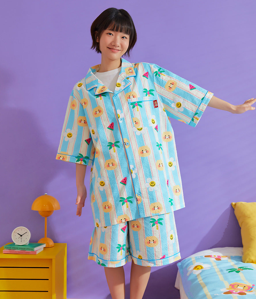 Wiggle Wiggle x Kakao Friends Cooling Pajama Set Men_ Chunsik Edition