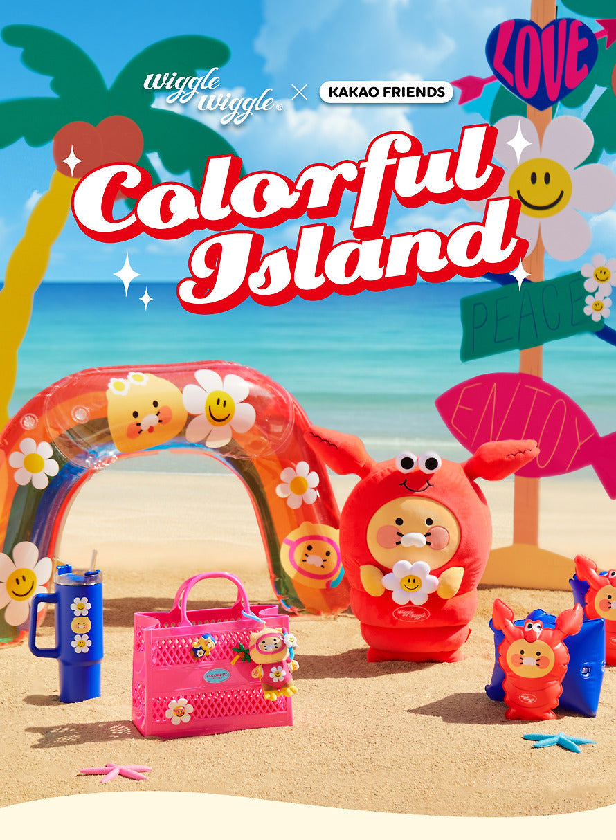 Kakao Friends x Wiggle Wiggle Jelly Bag & Charm Set