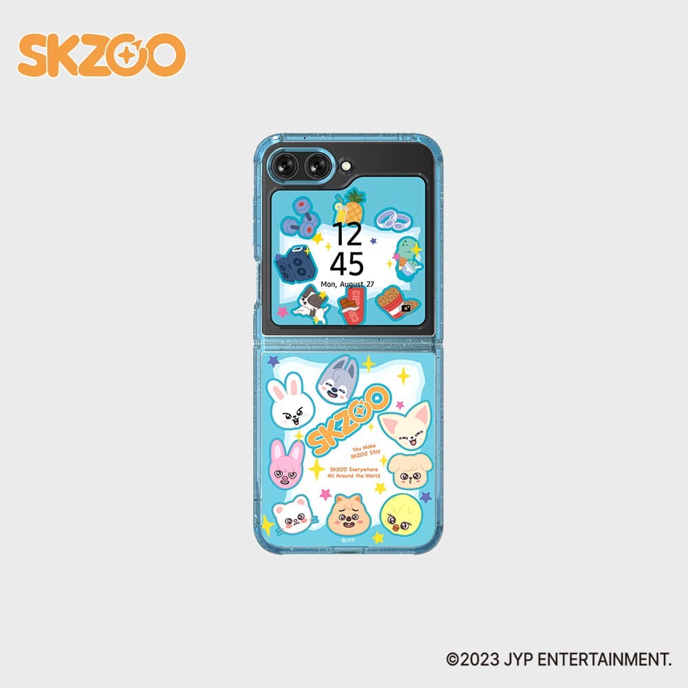 SKZOO Star Eco Friends NFC Case for Galaxy Z Flip5 hiswanwholesale SKZOO Star Eco Friends NFC Case for Galaxy Z Flip5 hiswanwholesale