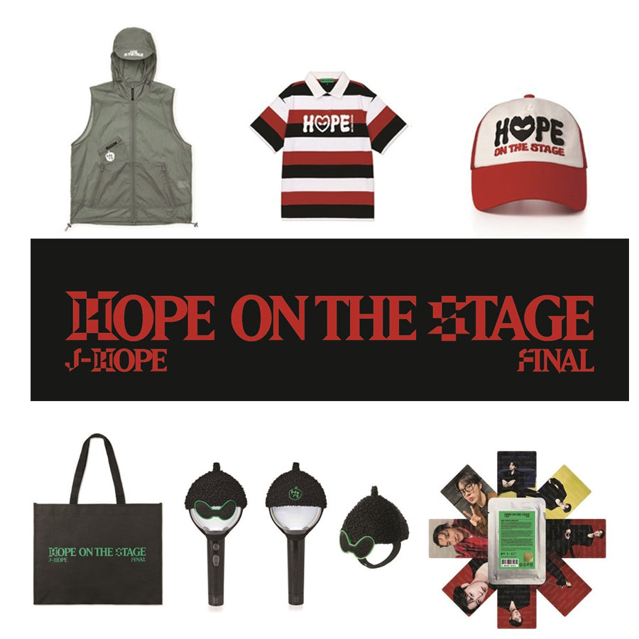 HOPE ON THE STAGE FINAL Stripe PK Tシャツ M BTS] J hope on the stage FINAL MERCHANDISE official md
