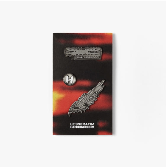 [LE SSERAFIM] le sserafim x hatchingroom badge set