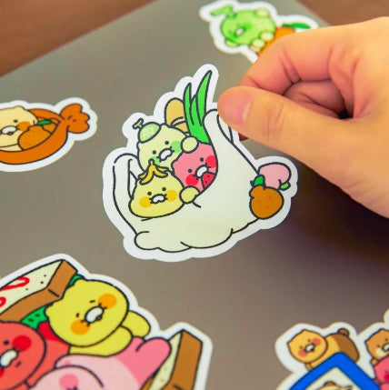 [KAKAO FRIENDS] choonsik mat samchun deco sticker pack