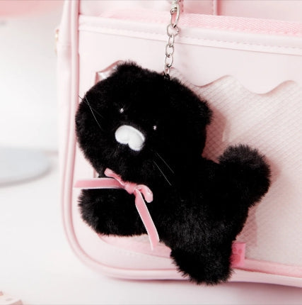 [KAKAO FRIENDS] blackchun mini keyring doll