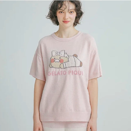 [KAKAO FRIENDS] kakao friends x gelato pique ryan & choonsik smoothie pullover and short pants set-up