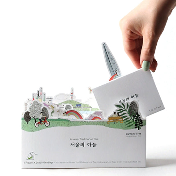 [KOREAN MUSEUM LIFE] seoul sky traditional tea bag set