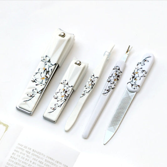 [KOREAN MUSEUM LIFE] silver nano nail clipper set (magnolia)