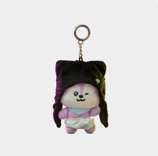 [BT21] mang baby born to dance small doll keychain (long black)