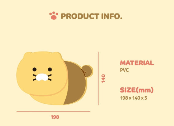 [KAKAO FRIENDS]Choonsik Silicone Heat Resistant Induction Protection Mat