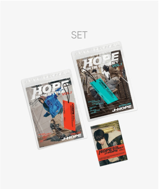 [BTS] j-hope 'hope on the street vol.1' (set) + 'hope on the street vol.1' (weverse albums ver.) set