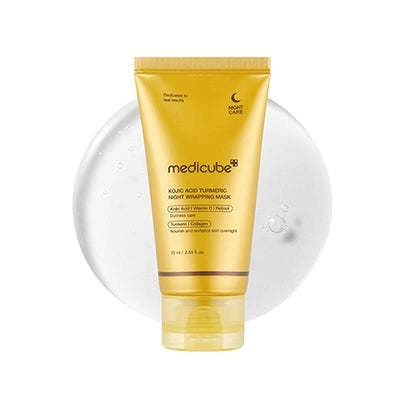 [MEDICUBE] Kojic Acid Turmeric Night Wrapping Mask 75ml