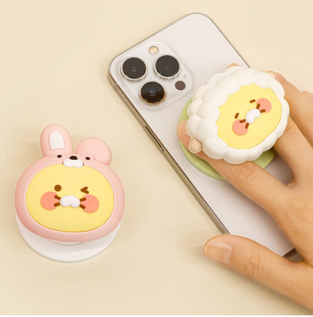[KAKAO FRIENDS]Choonsik MagSafe Grip Stand Smart Holder