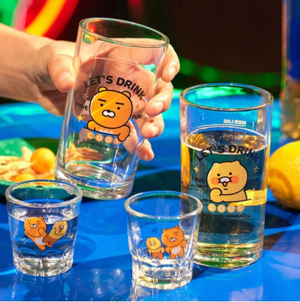 [KAKAO FRIENDS] 2 piece soju & beer glass set