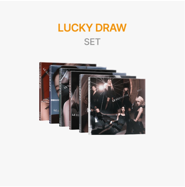 [LE SSERAFIM] lucky draw 5th mini album 'hot' (comapct ver.) (set) (2nd)