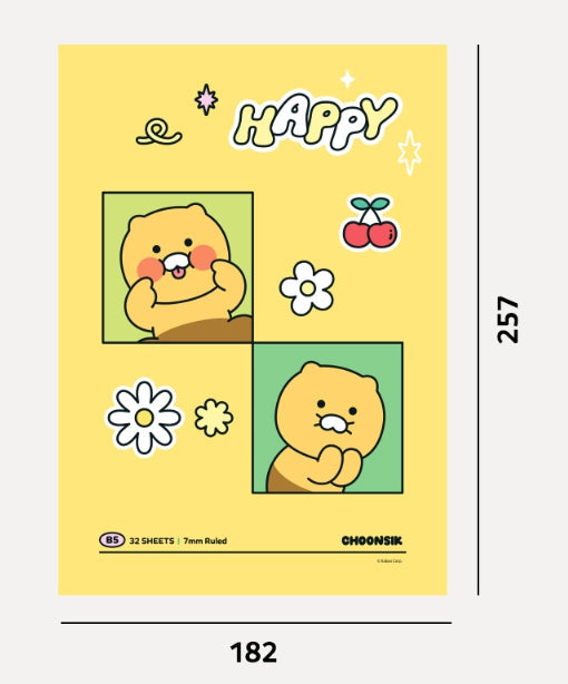 [KAKAO FRIENDS] Back-to-School Notebook Series (4 pcs per design)10-Pack