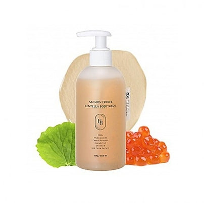 [HEVEBLUE] Salmon Fruity Centella Body Wash 300g
