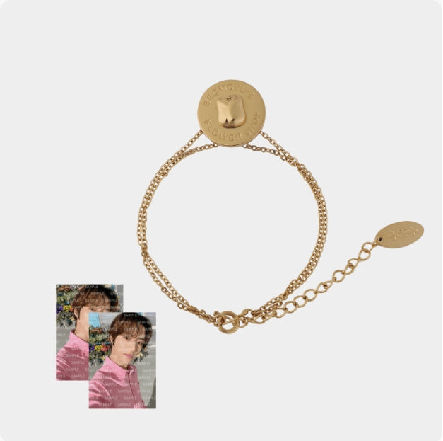 [TXT] beomgyu's flower shop - bracelet (gold)