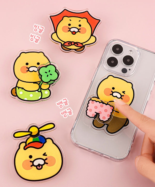 [KAKAO FRIENDS]Choonsik Acrylic Smartphone Stand Holder 4 Design Options