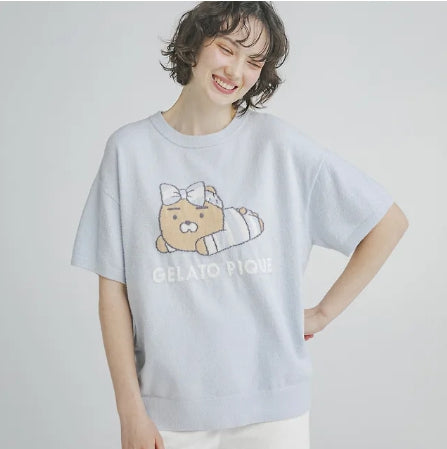 [KAKAO FRIENDS] kakao friends x gelato pique ryan & choonsik smoothie pullover and short pants set-up