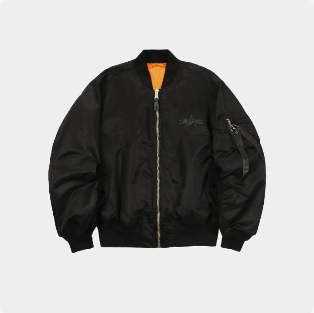 [LE SSERAFIM] le sserafim x alpha industries ma-1 flight jacket