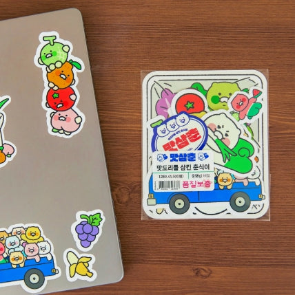 [KAKAO FRIENDS] choonsik mat samchun deco sticker pack