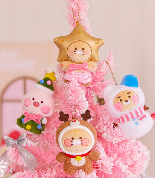 [KAKAO FRIENDS] merry choon christmas keyring doll full set