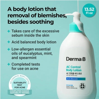 [Derma-B] AC Control Body Lotion 400ml