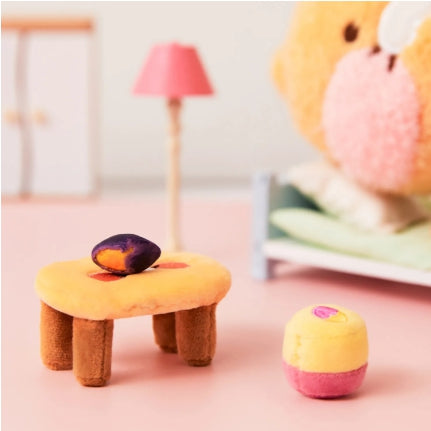 [KAKAO FRIENDS] fuzzy doll house side table & stool set