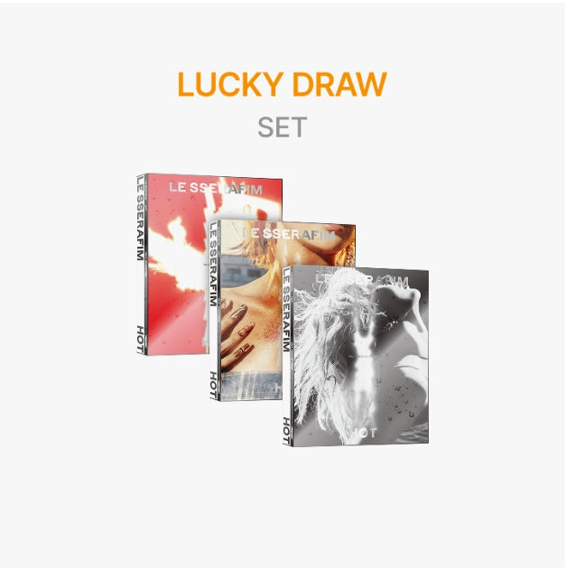 [LE SSERAFIM] lucky draw 5th mini album 'hot' (set) (2nd)