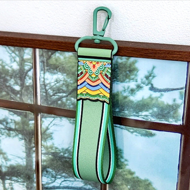 [KOREAN MUSEUM LIFE] gyeongbokgung banjuhwa meori cho dancheong strap keyring