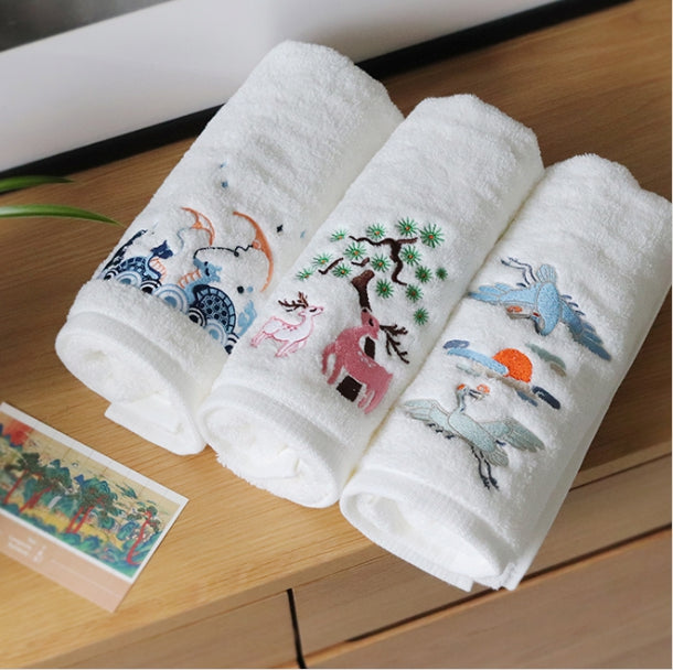 [KOREAN MUSEUM LIFE] ten symbols of longevity towel 3-piece set