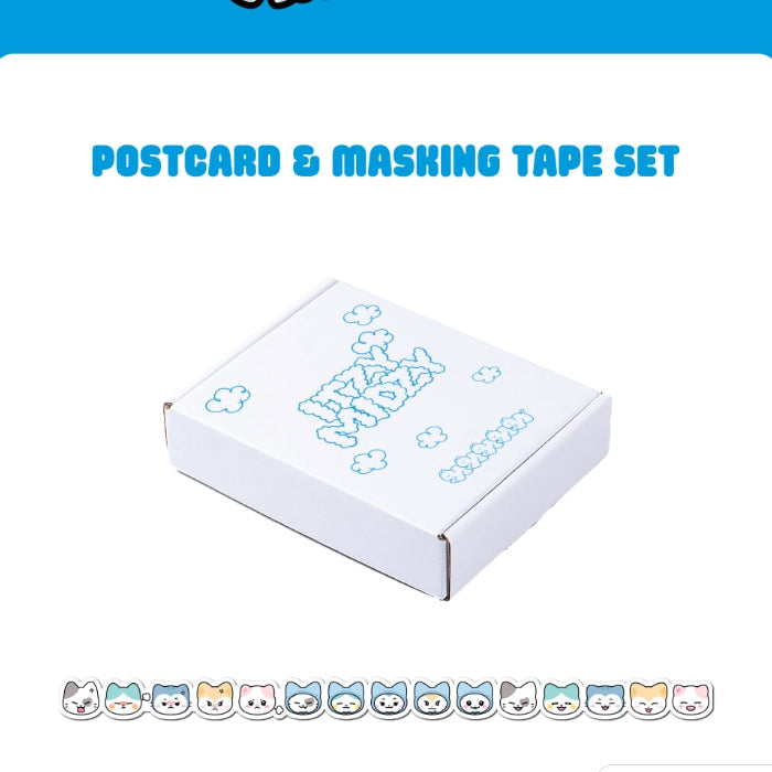 [ITZY] POSTCARD & MASKING TAPE SET - MIDZY′S CELLS OFFICIAL MD (Regular item)