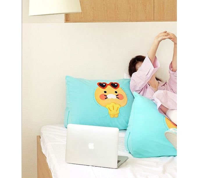 [KAKAO FRIENDS] Cooling Wide Triangular Cushion Choonsik OFFICIAL MD