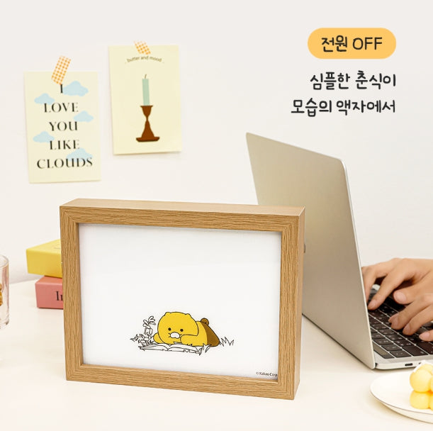 [KAKAO FRIENDS]Choonsik Frame Mood Light Decorative Night Lamp