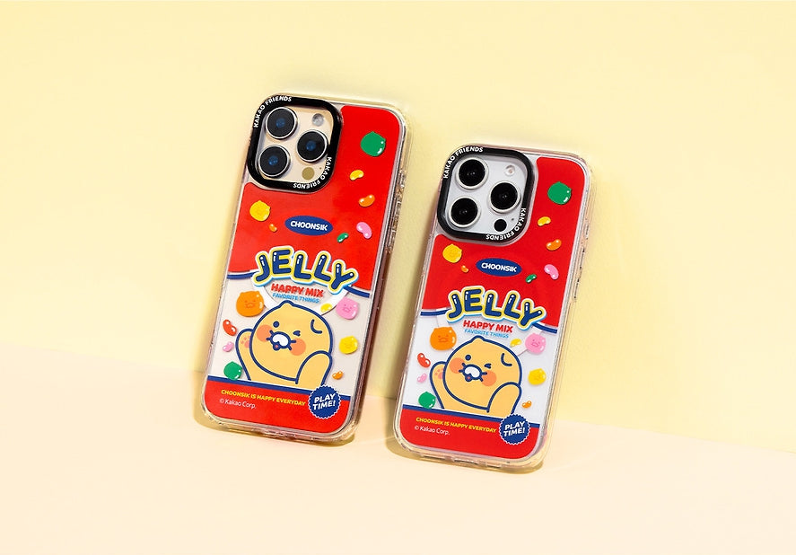 [KAKAO FRIENDS] choonsik snack clear magnetic case