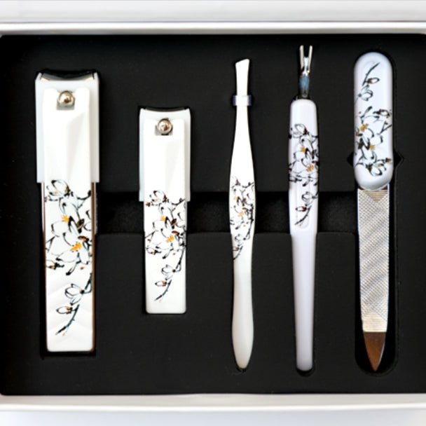 [KOREAN MUSEUM LIFE] silver nano nail clipper set (magnolia)