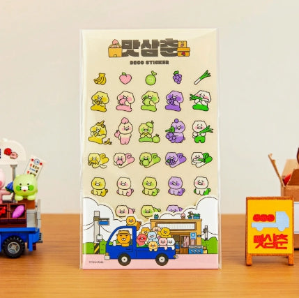 [KAKAO FRIENDS] choonsik mat samchun transparent sticker