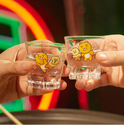 [KAKAO FRIENDS] 2 piece soju & beer glass set