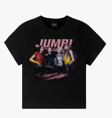 [BLACKPINK] 𝗝𝗨𝗠𝗣 BLACKPINK PHOTO T-SHIRT [BLACKPINK] 𝗝𝗨𝗠𝗣 BLACKPINK PHOTO T-SHIRT