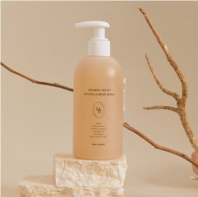 [HEVEBLUE] Salmon Fruity Centella Body Wash 300g