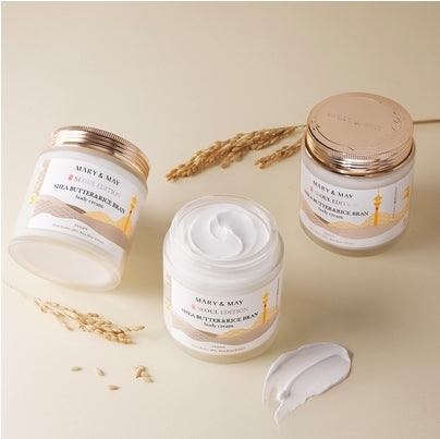 [Mary&May] Shea Butter & Rice Bran Body Cream 250ml