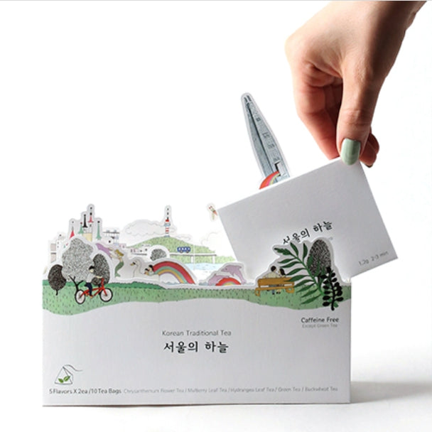 [KOREAN MUSEUM LIFE] seoul sky traditional tea bag set