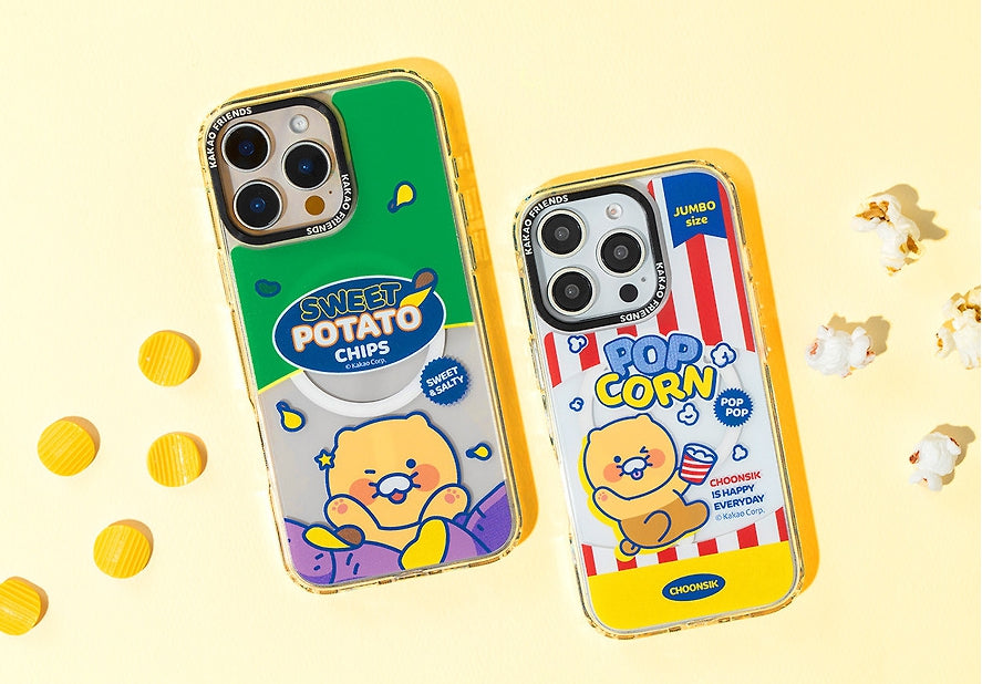 [KAKAO FRIENDS] choonsik snack clear magnetic case