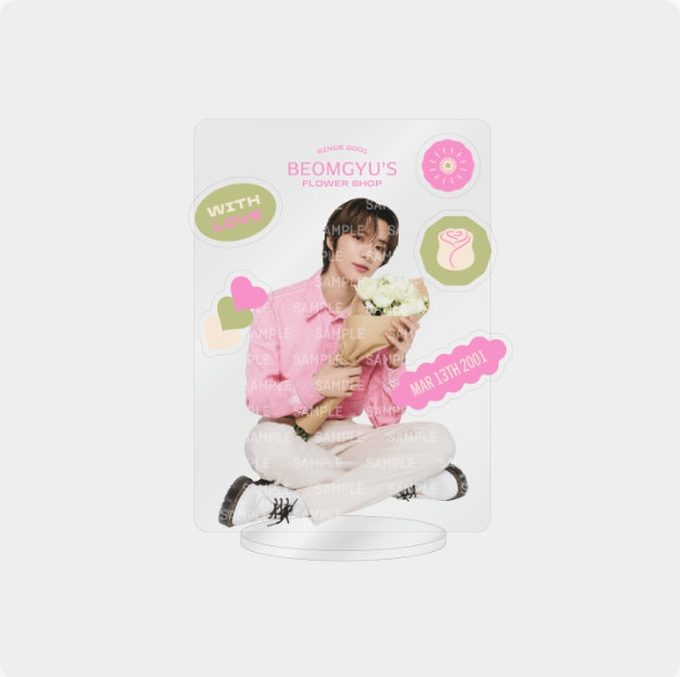 [TXT] beomgyu's flower shop - diy acrylic stand
