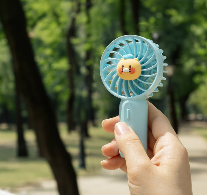 [KAKAO FRIENDS] " Limited Choonsik with a Hat" Pocket Handy Fan OFFICIAL MD