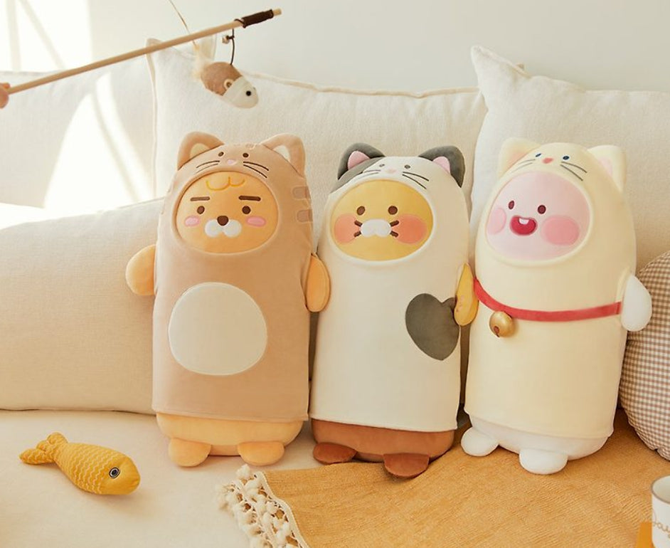 [KAKAO FRIENDS] Cat Pillow Choonsik Little Ryan Apeach OFFICIAL MD