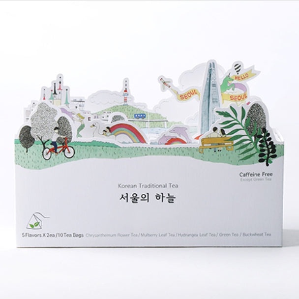 [KOREAN MUSEUM LIFE] seoul sky traditional tea bag set