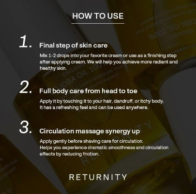 [RETURNITY] Jojoba Oil 100% 50ml
