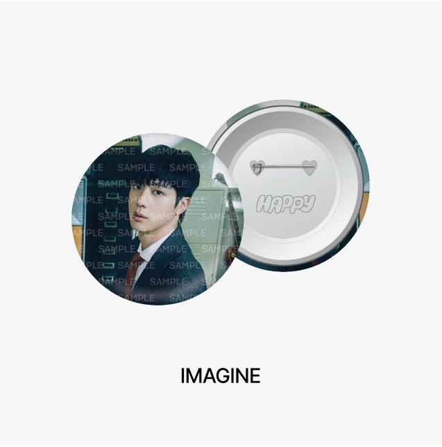 [BTS] JIN 'HAPPY' - Can Badge