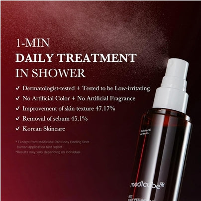 [MEDICUBE] Red Acne Body Peeling Shot 2.0 110g